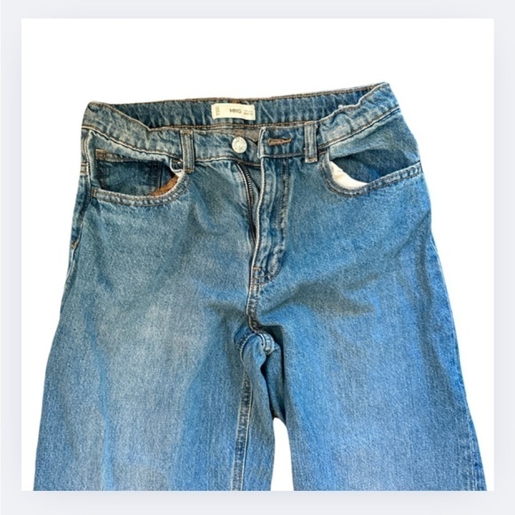 NWOT Mango Culotte Wide-Leg Jeans - Picture 4 of 7